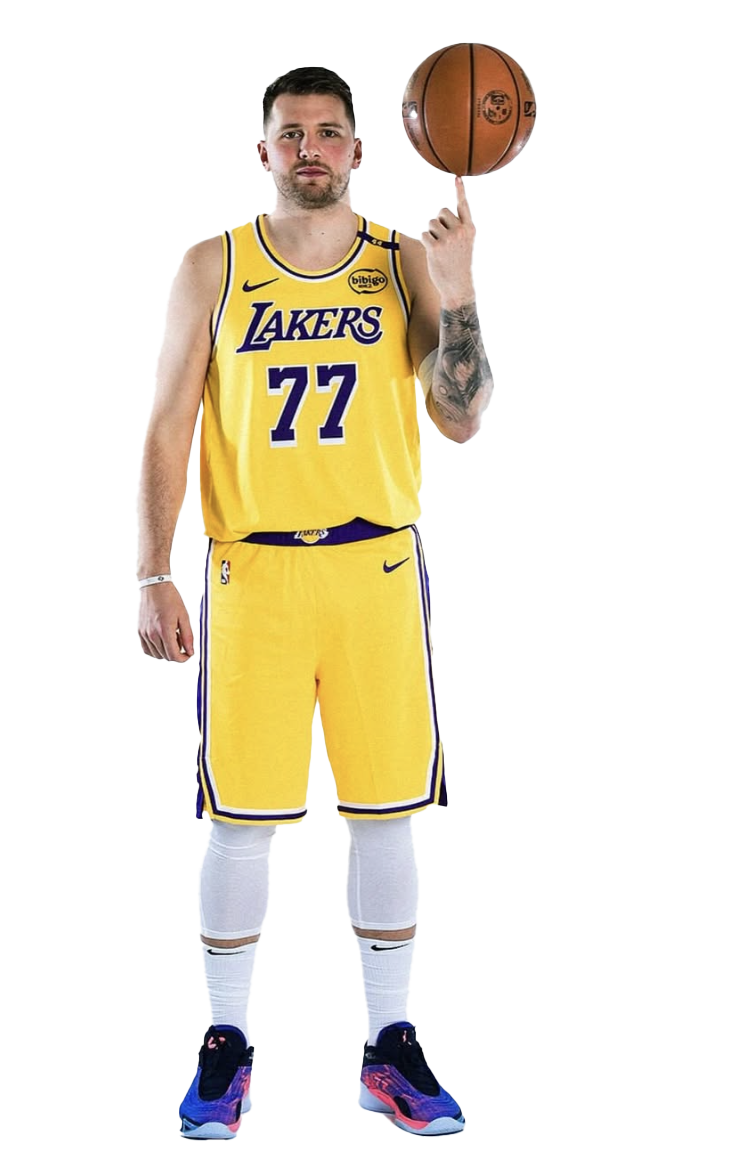 Lakers’ point guard Luka Dončić. PHOTO CREDIT: @ZeroGravitySportsMedia on Instagram