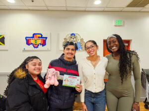 PINK Women’s Valentine’s Day event welcomes students to stuff bears. PHOTO CREDIT: Stephen Russo | Staff Reporter