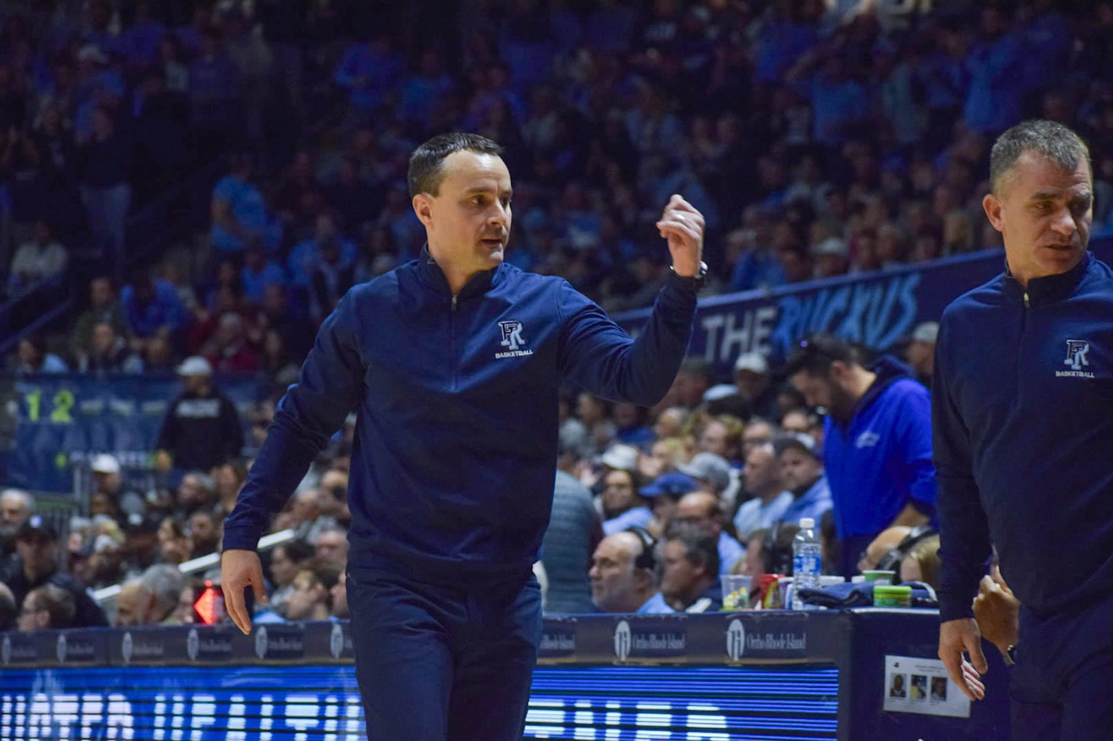 URI men’s basketball coach Archie Miller. PHOTO CREDIT: Nora Kelley | Photo Editor