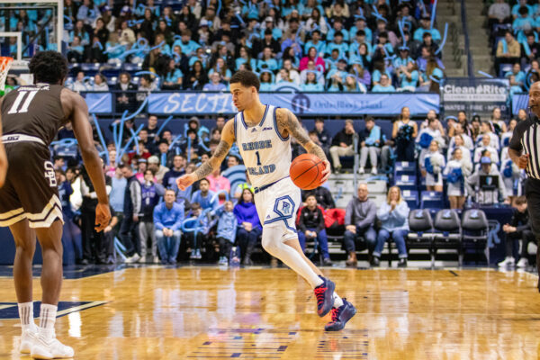 Fourth-year guard Sebastian Thomas has 15 points and seven assists against St.Bonaventure. PHOTO CREDIT: Brigid Locke | Social Media Coordinator