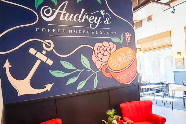 Audrey’s Coffee House & Lounge in The Village at South County Commons. PHOTO CREDIT: Rhode Island Monthly