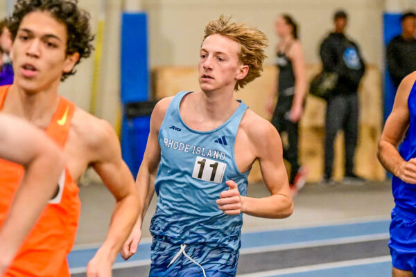 The University of Rhode Island men’s track and field team competed in the Boston University Terrier Classic on Saturday, climbing the Atlantic 10 event seeding and rewriting the mile record book.