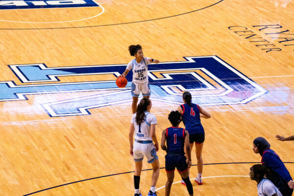 The University of Rhode Island women’s basketball team fell to the top-seeded Atlantic 10 Conference team, the University of Richmond, on Sunday afternoon, but responded with a win against Duquesne University on Wednesday evening.