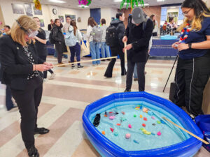 Students participate in activities to promote student safety over spring break. To read the written story on the Safe Spring Break Party by Stephen Russo, visit rhodycigar.com. PHOTO CREDIT: Stephen Russo | Staff Reporter