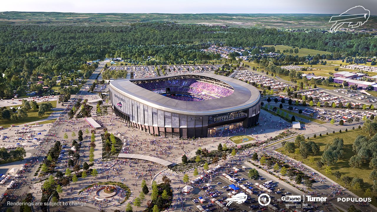 A rendering of the Buffalo Bills’ New Highmark Stadium. PHOTO CREDIT: BuffaloBills.com