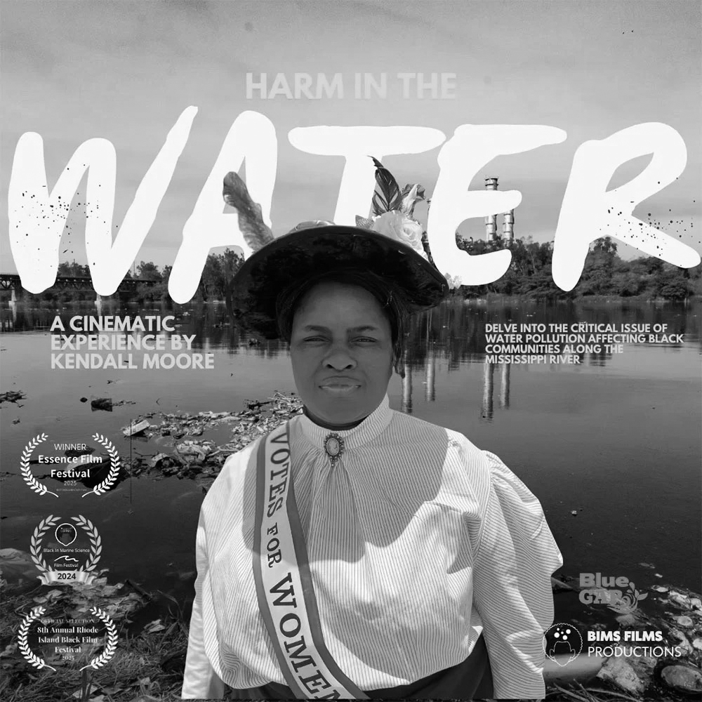 In July, journalism professor Kendall Moore and her documentary team won the best documentary award at the Essence Film Festival for their film “Harm in the Water.” PHOTO CREDIT: URI.edu