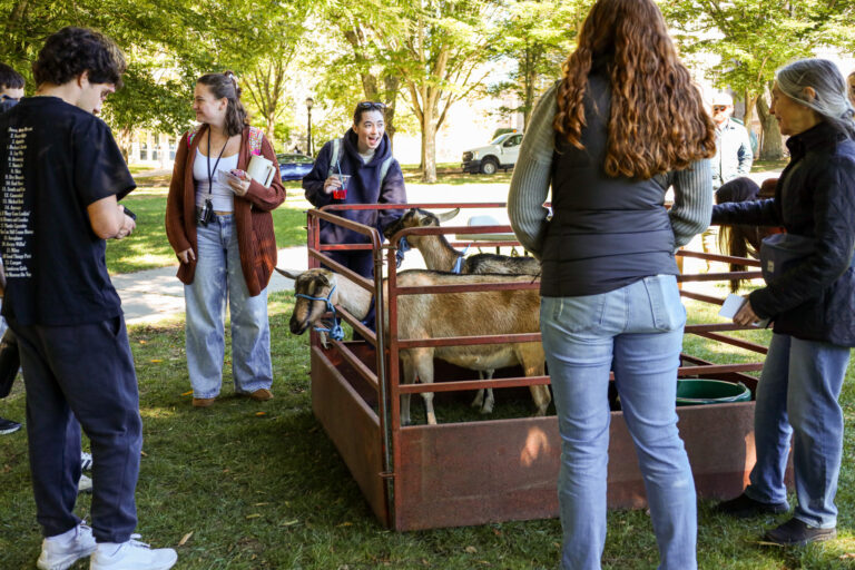 President Parlange celebrates annual Quad Fest with students
